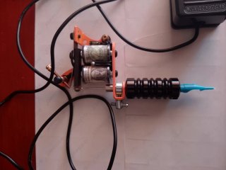 Maquina tattoo más pedal