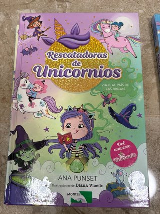 Lote 6 libros Rescatadoras de Unicornios