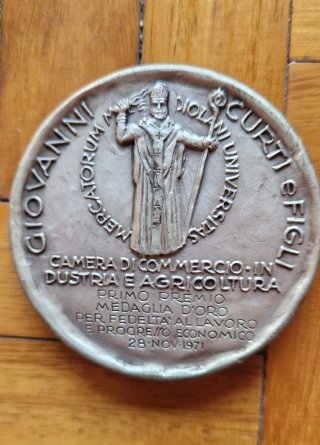 3 Medaglie Camera Commercio Milano 1971/ Affer
