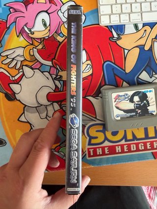 King of Fighters 95 Sega Saturn with RAM cart