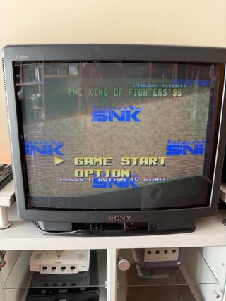 King of Fighters 95 Sega Saturn with RAM cart