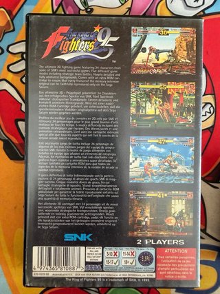 King of Fighters 95 Sega Saturn with RAM cart