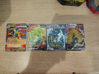 Lote Cartas Pokémon Charizard, Tyranitar, Gyarados