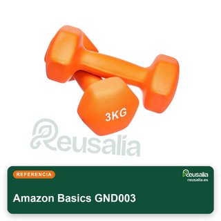 Amazon Basics par mancuernas neopreno 3 kg