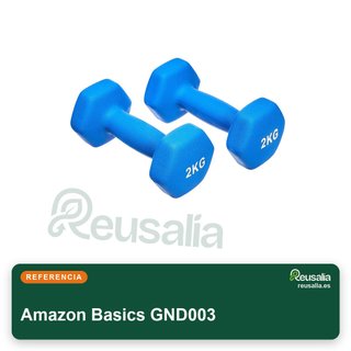 Amazon Basics par mancuernas neopreno 3 kg