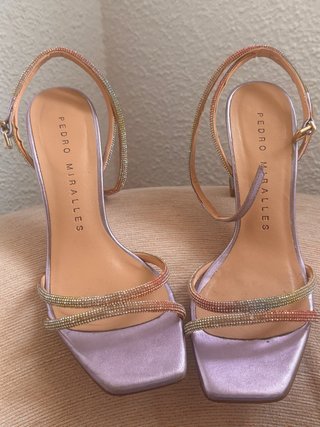 Sandalias Pedro Miralles Talla 36 Brillantes