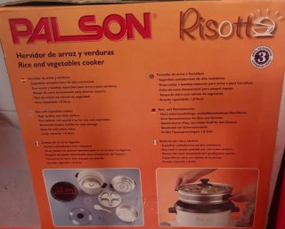 Arrocera Palson Risotto 1,8L Vaporera Nueva