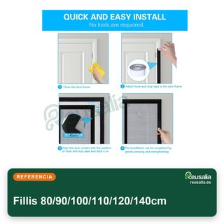 Mosquitera magnetica per porta balcone