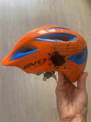 Casco bici infantil EVO junior naranja