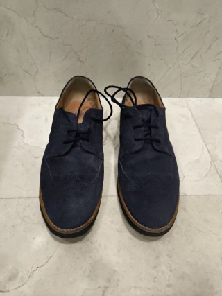Zapatos niño serraje azul talla 39