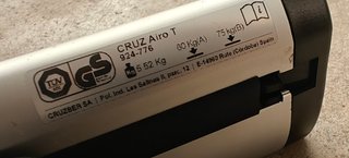 Barras Techo Cruz Airo T 133 Aluminium + Llaves