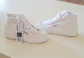 Botas Superga Blancas Talla 36 Nuevas