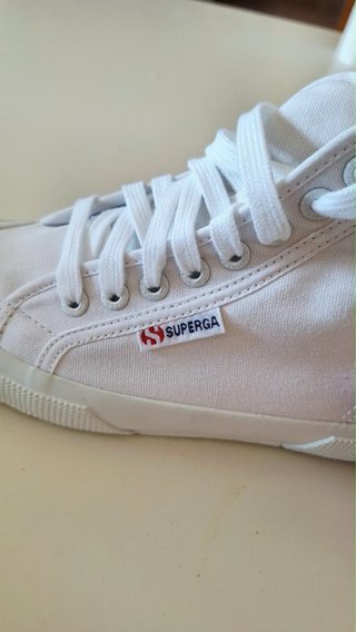 Botas Superga Blancas Talla 36 Nuevas