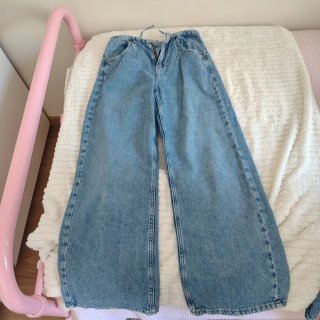 Pantalón vaquero ancho niña Talla 11-12 años
