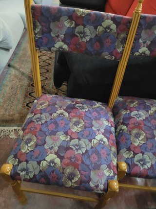PAREJA DE SILLAS MADERA DE PINO
