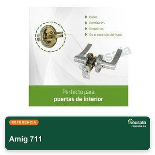 Amig 711 manillas paso picaporte puerta interior