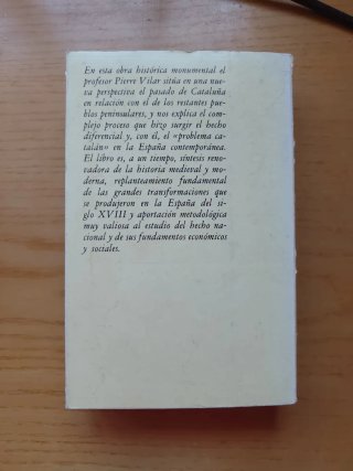 Pierre Vilar: Cataluña en la España moderna