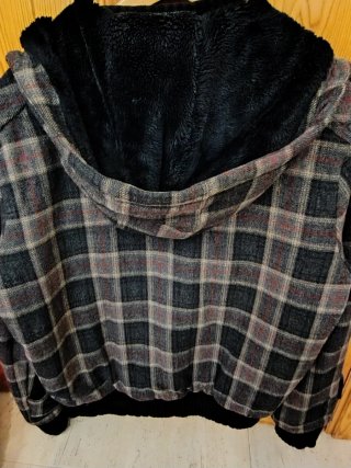 Cazadora Schott NYC Lana Capucha Talla L