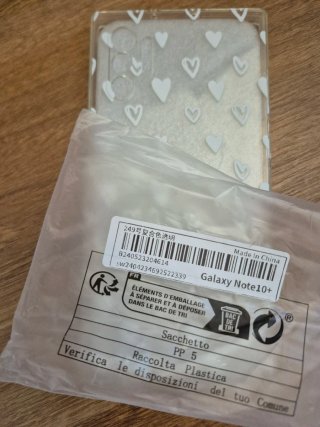 Funda Galaxy Note 10+ Corazones