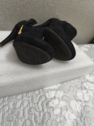 Botines Negros Talla 37+ Regalo Otros, Azul Marino