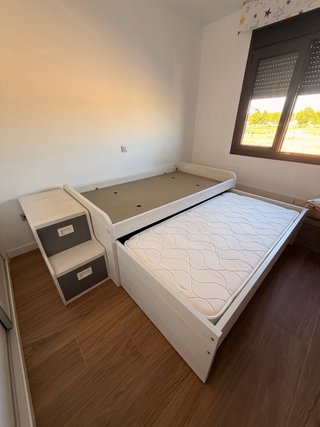 Estructura cama junior con cajones