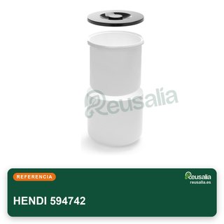 HENDI Cubitera doble pared para hielo