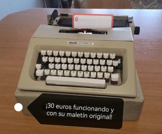2 Máquinas de Escribir Olivetti y Hermes