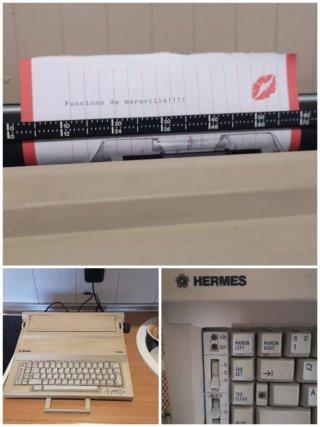 2 Máquinas de Escribir Olivetti y Hermes