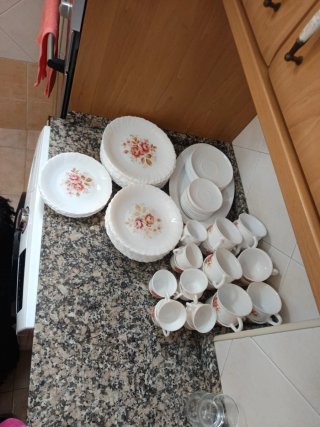 Vajilla Arcopal Flores