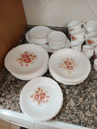 Vajilla Arcopal Flores