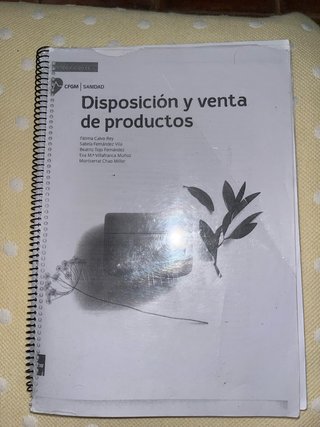 Disposición y venta de productos