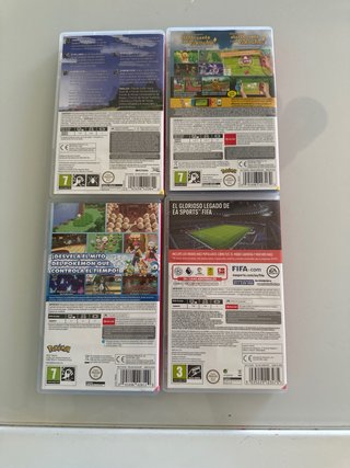 Pack 4 Juegos Nintendo Switch: Minecraft, Pokémon
