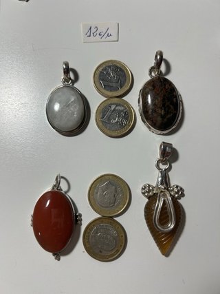 Colgante Plata y piedra