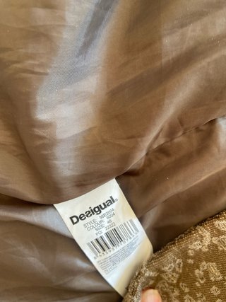 Abrigo Desigual estampado animal print