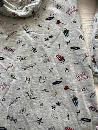 Vestido sudadera estampado Vertbaudet 10 años