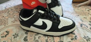 Nike Dunk Low Unisex Negro Blanco
