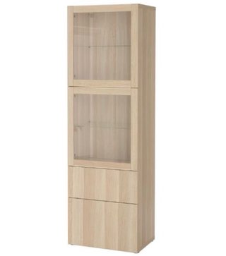 Vitrina IKEA Bestå efecto roble