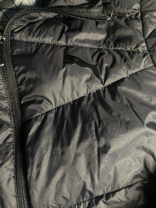 Chaqueta Puffer Negra Puma Talla M