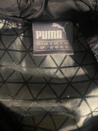 Chaqueta Puffer Negra Puma Talla M