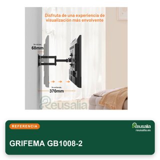 GRIFEMA GB1008-2 soporte TV pared 13-43" 20kg