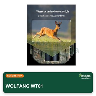 - WOLFANG WT01 cámara caza 48MP 4K IP66