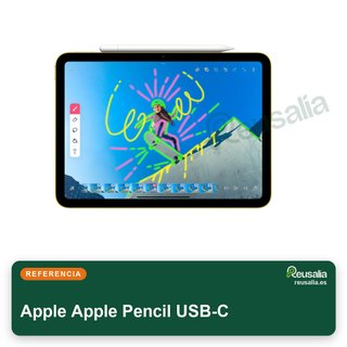 - Apple Pencil USB-C para iPad Pro M4 y Mini A17