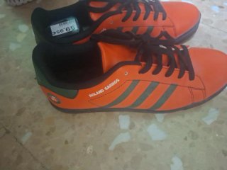Zapatillas Adidas Roland Garros Naranja/Verde