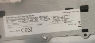 Placa inducción Bosch