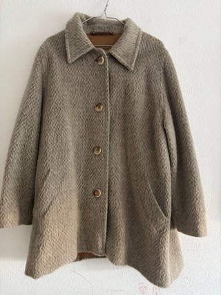 Abrigo El Corte Inglés Lana Beige Talla 46