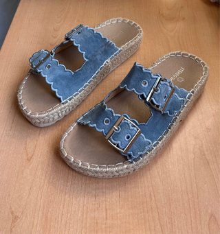 Sandalias Mujer Azul