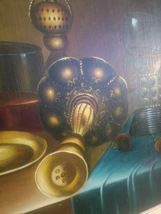 Pintura al óleo Bodegón