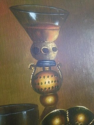 Pintura al óleo Bodegón