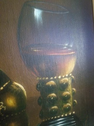 Pintura al óleo Bodegón
