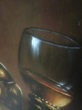 Pintura al óleo Bodegón